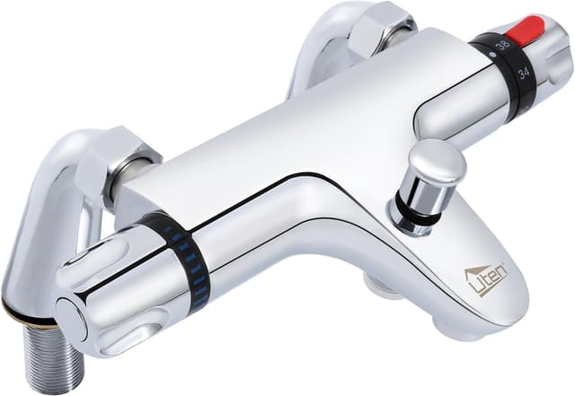 Detalle de Uten miscelatore termostatico per vasca e doccia con valvola di miscelazione in ottone