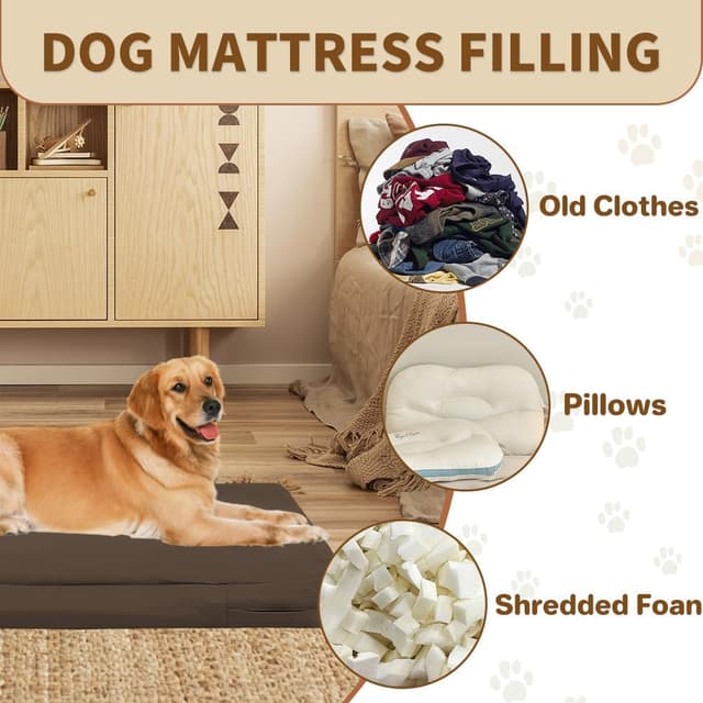 Thumbnail 5 de DUJUIKE Funda impermeable para cama de perro L 102 x 69 x 10 cm