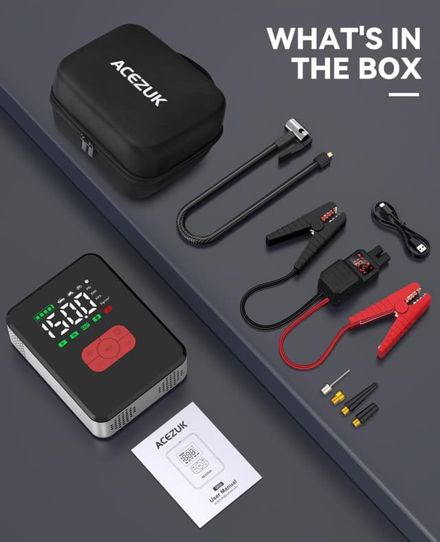 Thumbnail 6 de 7000A 12V Jump Starter with 150PSI Compressor ⛽