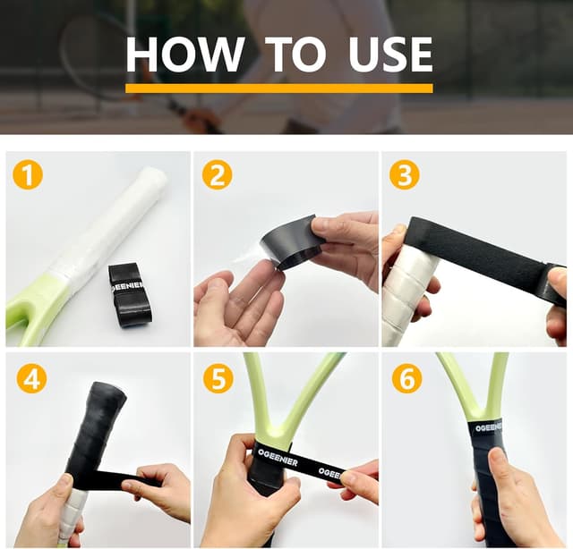 Detalle 2 de Ogeenier Ogeenier, lot de 12 grips de tennis