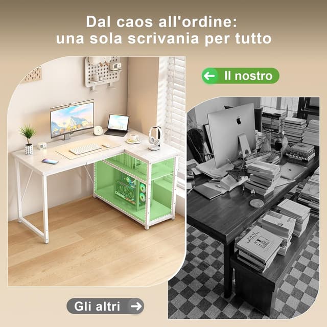 Thumbnail 5 de TRIUMPHKEY Scrivania angolare 140 x 80 cm