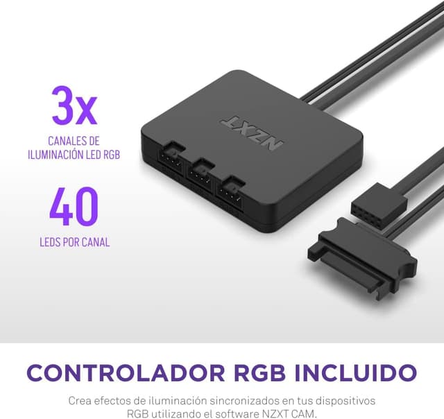 Thumbnail 3 de NZXT F140 RGB Duo - Ventiladores RGB 140 mm 🌈