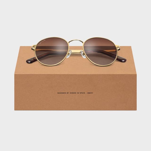 Detalle de Siroko Camden Gafas de sol redondas de acetato