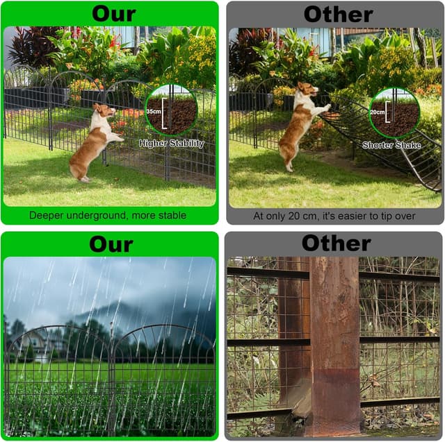 Thumbnail 3 de Recinzione metallo 81x71 cm, set 3,5 m