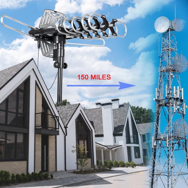 Thumbnail 5 de BEFORE Amplified Outdoor TV Antenna 150 Miles