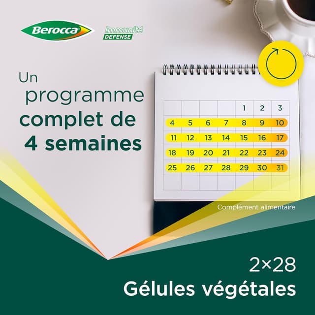 Thumbnail 6 de Berocca Immunité Défense 56 comprimés 💊