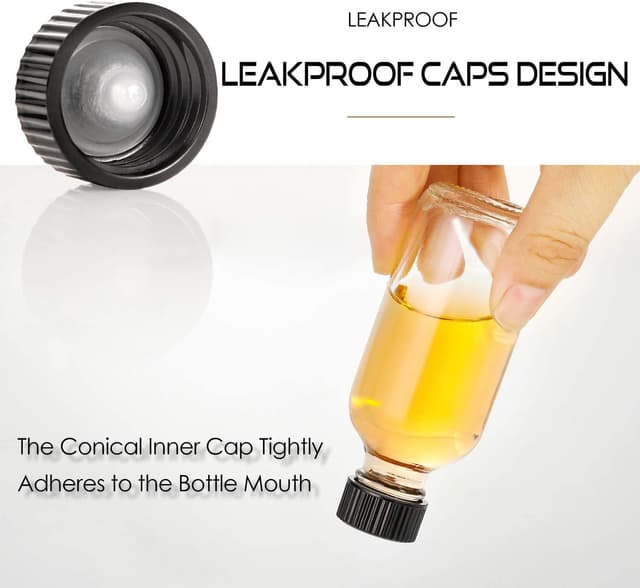 Detalle de 2 oz Small Clear Glass Bottles 12 Pack