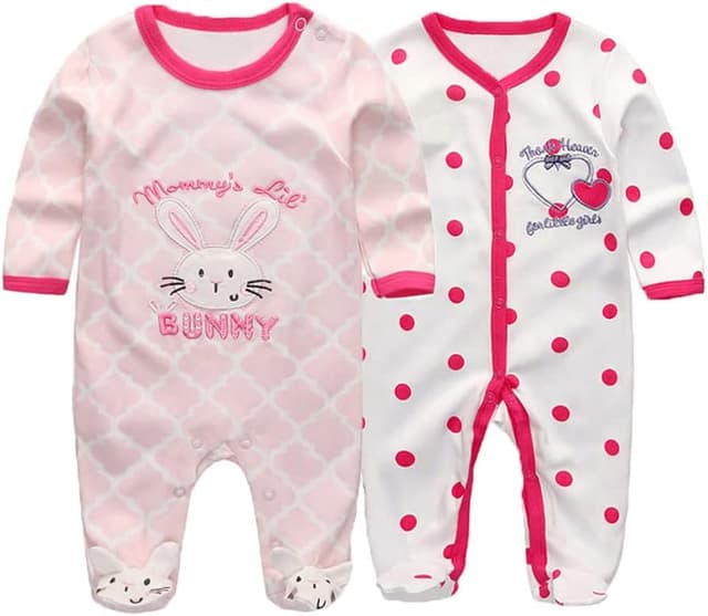 Detalle de MAMIMAKA Baby Rompers Pajamas Cotton Jumpsuit