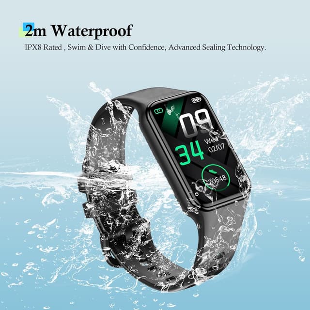 Detalle 2 de IOWODO fitness smartwatch 1.47-inch