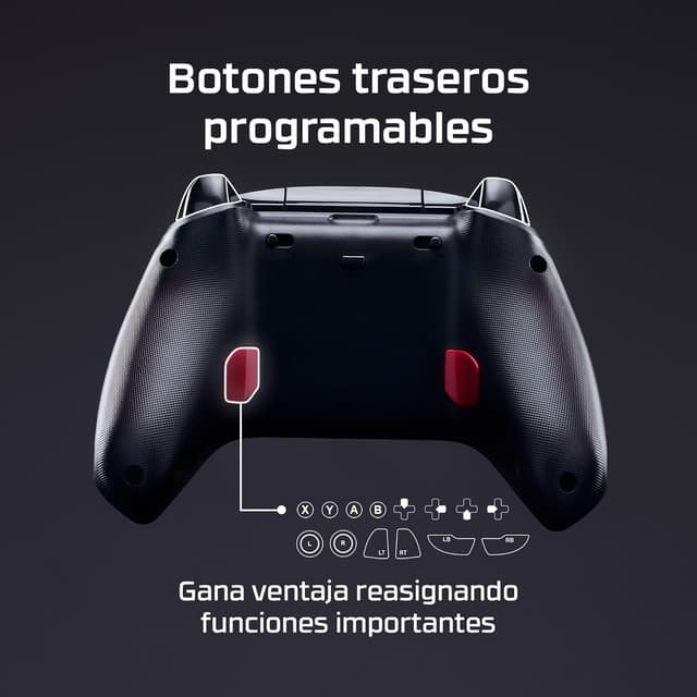 Detalle 2 de HyperX Clutch Gladiate: Mando Xbox con cable y audio