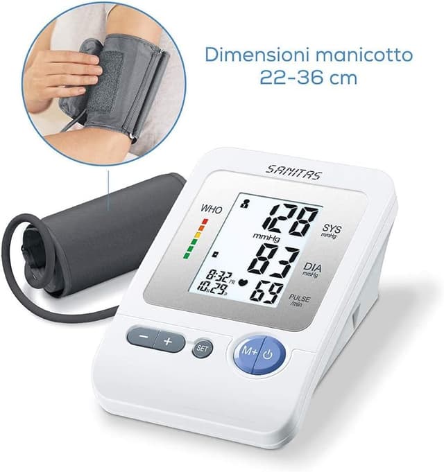 Thumbnail 4 de Sanitas SBM 21 misuratore di pressione da braccio 30 memorie 🩺
