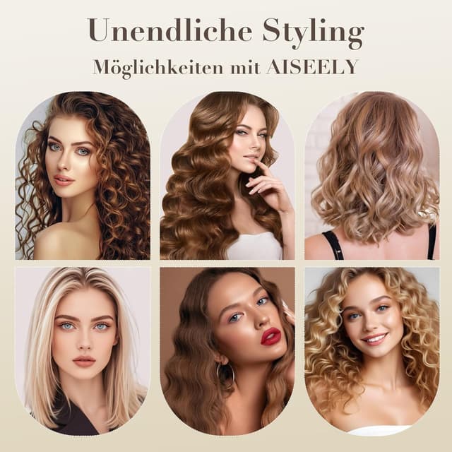 Thumbnail 6 de AISEELY 32 mm Welleneisen für Beach Waves