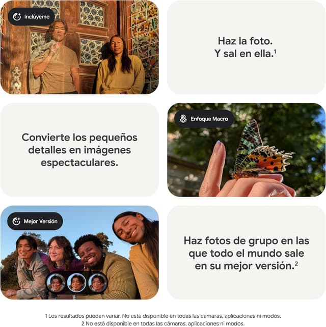 Detalle 1 de Google Pixel 9a 128GB Obsidiana