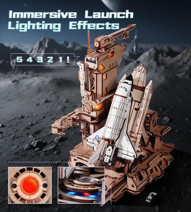 Thumbnail 1 de ROKR Space Shuttle Model 1:420 scale collectible kit 🧩