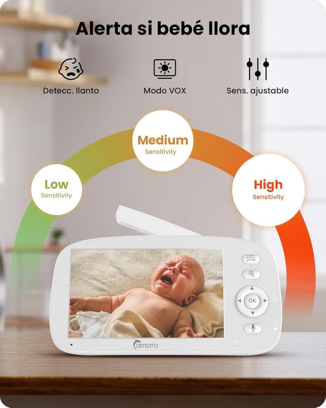 Thumbnail 6 de CAMSTRO Babyphone 5" con 2 cámaras 5000mAh