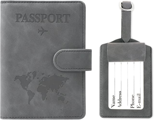 Imagen de GADITIEK Porta Passaporto e Etichetta Valigia en OfertitasTOP