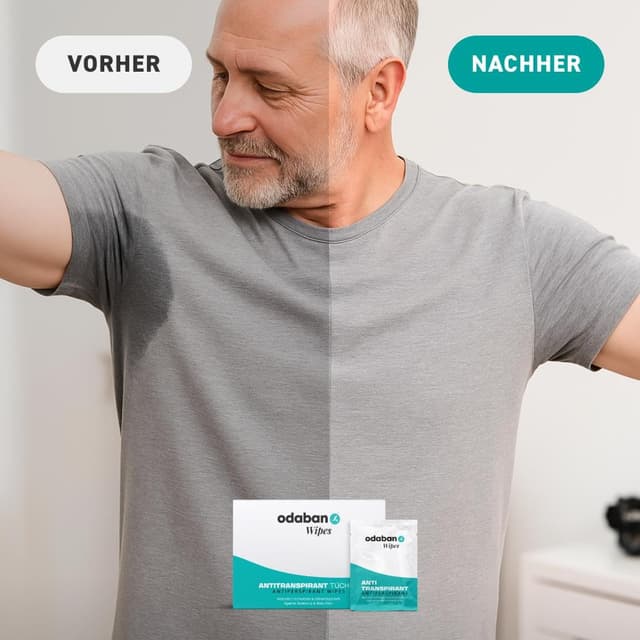 Thumbnail 2 de odaban Antitranspirant Wipes 16 Stück