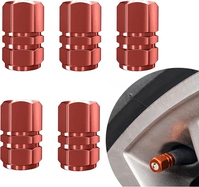 Thumbnail 6 de Tyre Valve Caps Universal Blue 5 Pcs