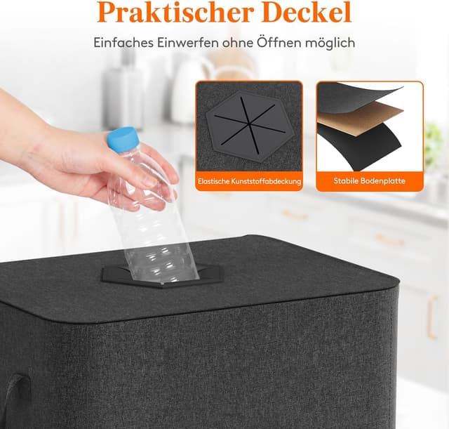 Thumbnail 2 de Lifewit Pfandflaschen Sammelbehälter 100L