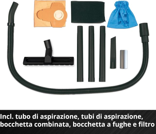 Detalle 2 de Einhell Aspiratore a secco e umido TC-VC 2045 S da 900 W con serbatoio inox da 20 l
