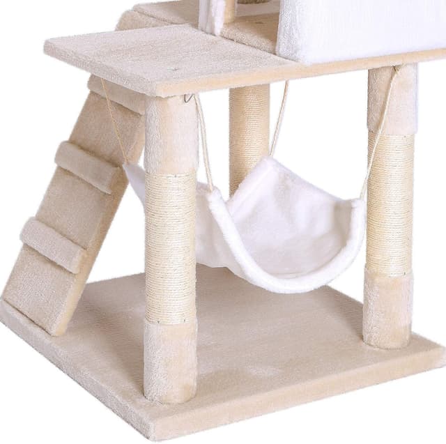 Thumbnail 2 de lionto Katzenkratzbaum mit Hängematte 133 cm