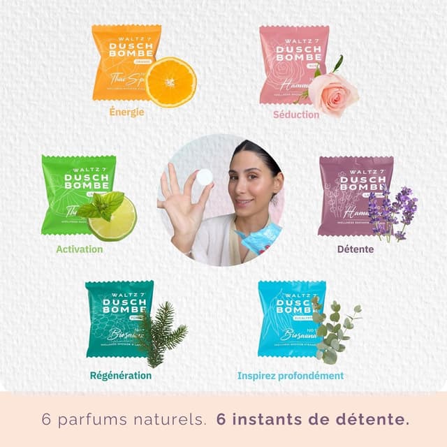 Thumbnail 3 de WALTZ 7 Original Bombes de Douche 6 pièces