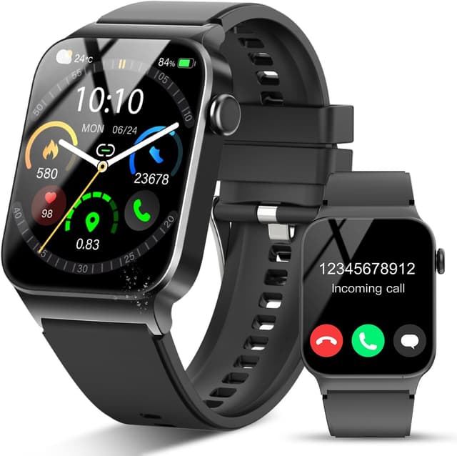 Detalle de STECEi Smart Watch for Men & Women with Bluetooth Calling, 1.85" HD Curved Screen and IP68