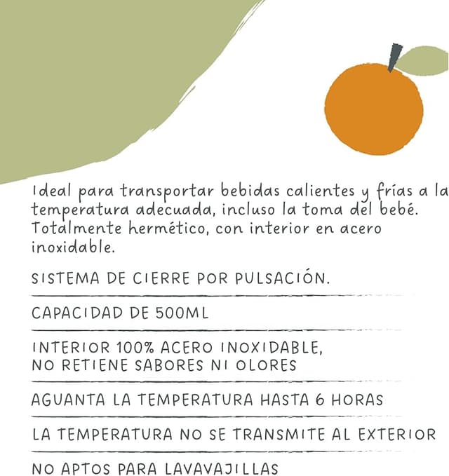 Thumbnail 2 de Suavinex Termo Líquidos 500 ml 🍼 - Diseño Granada Coral