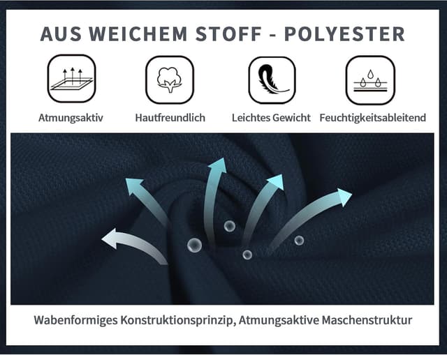 Thumbnail 4 de LLdress Polo Uomo Leggera e Traspirante