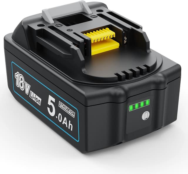Detalle de MoeuGreenBattX batteria di ricambio 18V 5.000 mAh agli ioni di litio compatibile con Makita LXT (1 pezzo)