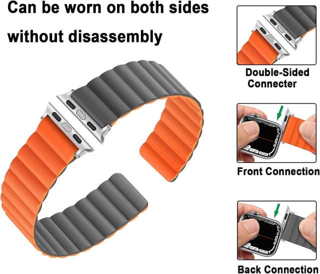 Detalle 1 de Anlinser Magnetic Strap for Apple Watch 45mm