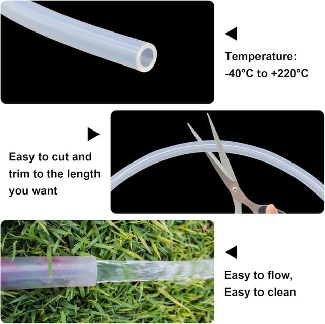 Detalle 1 de Silikonschlauch 12 mm ID x 15 mm OD 6 m