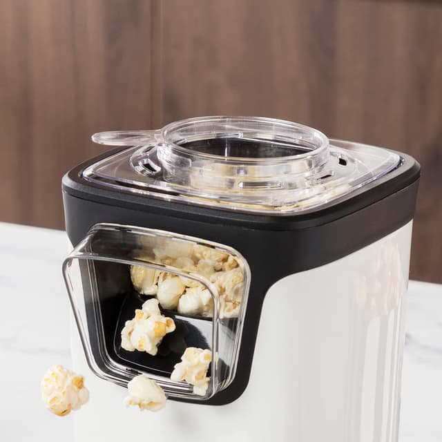Detalle de Princess Machine à pop-corn à air chaud 1100 W 292986 : prêt en 3 min, sans huile ni graisse