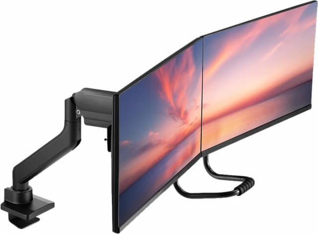 Thumbnail 14 de Neomounts NEXT Core DS75-450BL2 Crossbar Gasfeder Monitorhalterung für zwei Monitore (schwarz)