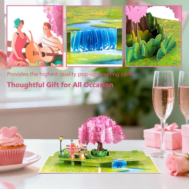 Thumbnail 1 de Romantic 3D Pop Up Card Touching gift