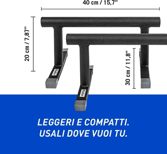 Detalle 2 de Parallele Parallettes calisthenics, 40x20x30