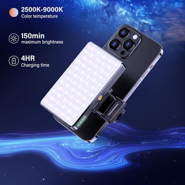 Thumbnail 6 de Selfie Light for Phone 120 LED 3000mAh