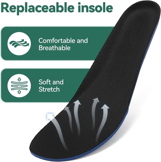 Detalle de gitzing Barefoot Wide Toe Outdoor Trail Trainers – minimalist walking and running shoes