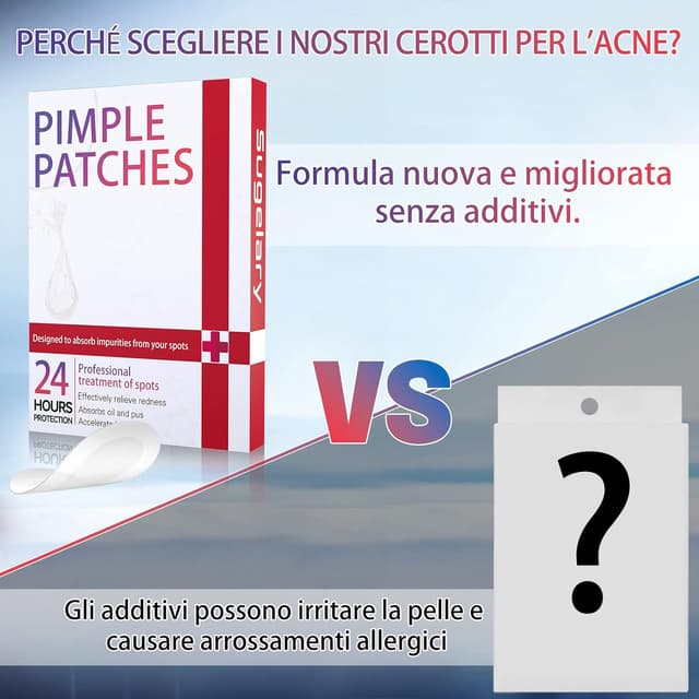 Detalle de 252 pezzi cerotti per brufoli 2‑in‑1 giorno e notte