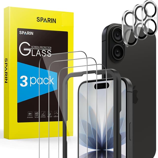 Detalle de SPARIN iPhone 17 Panzer Glas 9H