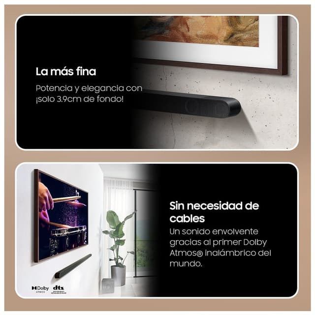 Detalle 2 de Samsung HW‑S800D barra de sonido 3.1.2