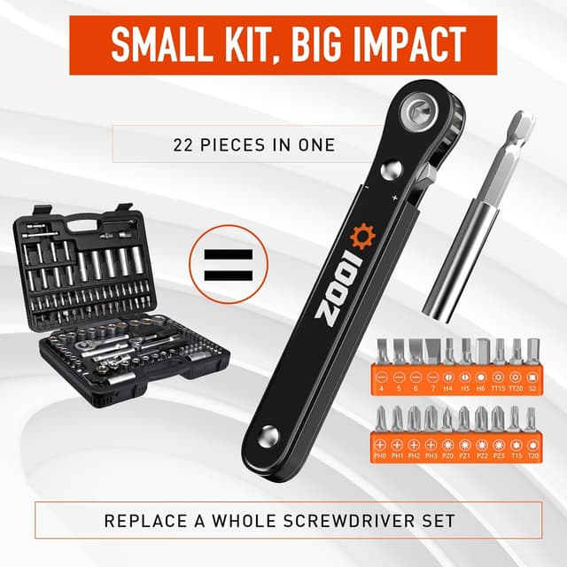 Thumbnail 1 de ZOOI 22 in 1 Ratchet Screwdriver
