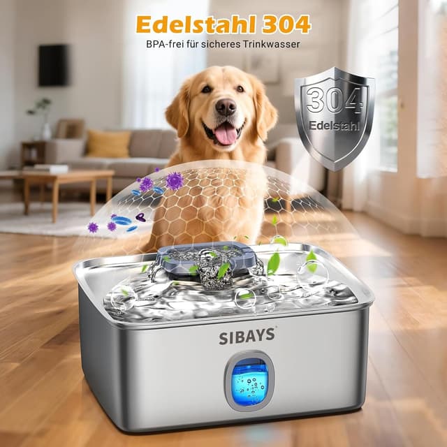 Detalle 2 de 15L Trinkbrunnen aus Edelstahl