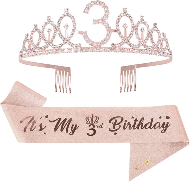 Detalle de Mikccer 21st Birthday sash and tiara set