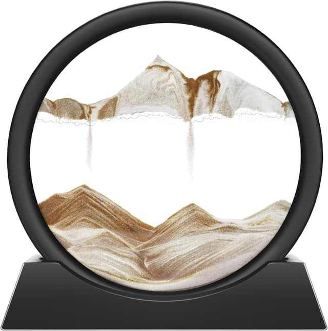 Detalle de Quadro sabbia dinamica 3D 7 caffè