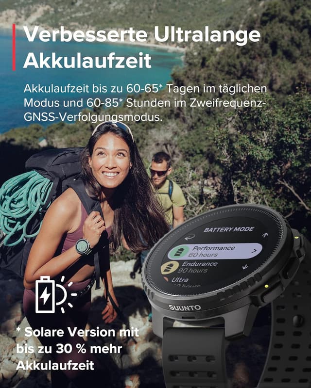 Thumbnail 2 de SUUNTO Vertical Abenteueruhr GPS‑Smartwatch, 65 Tage Akkulaufzeit