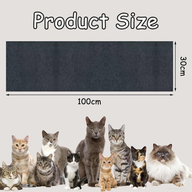 Thumbnail 1 de Xynovate Alfombra Rascador para Gatos 30 x 100 cm