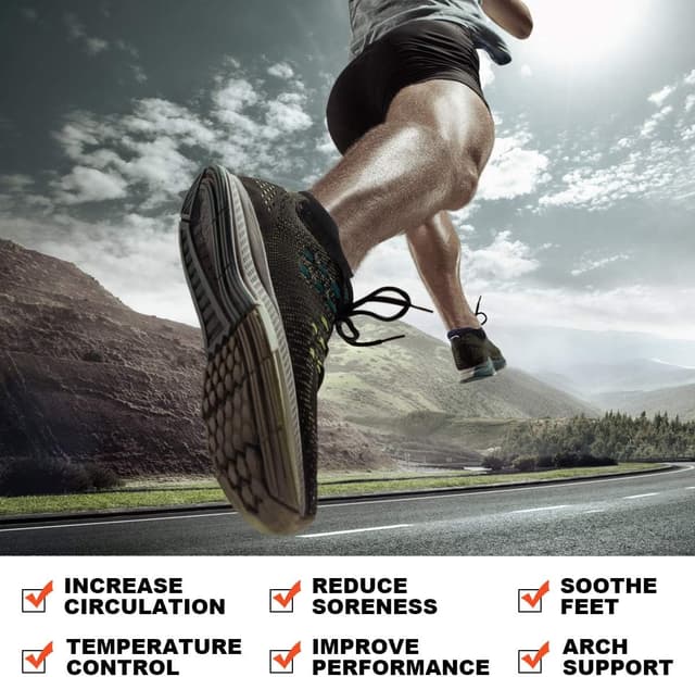 Detalle 2 de coskefy Sports Ankle Socks Thick Cushion Cotton (Low Cut) – 6 Pairs for Men & Women