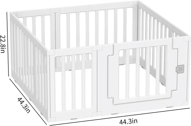 Detalle de Gupamiga Baby Playpen & Children Activity Centre with 8 Panels (115x115cm) – indoor or outdoor safety enclosure