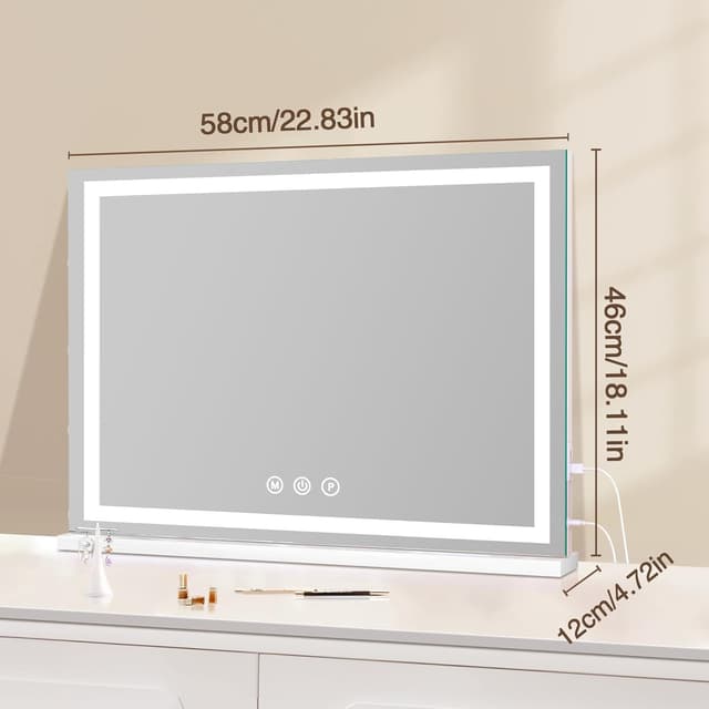 Thumbnail 5 de Halumao Hollywood Vanity Mirror 58x48cm